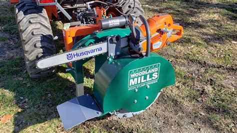 kubota stump grinder pto driven